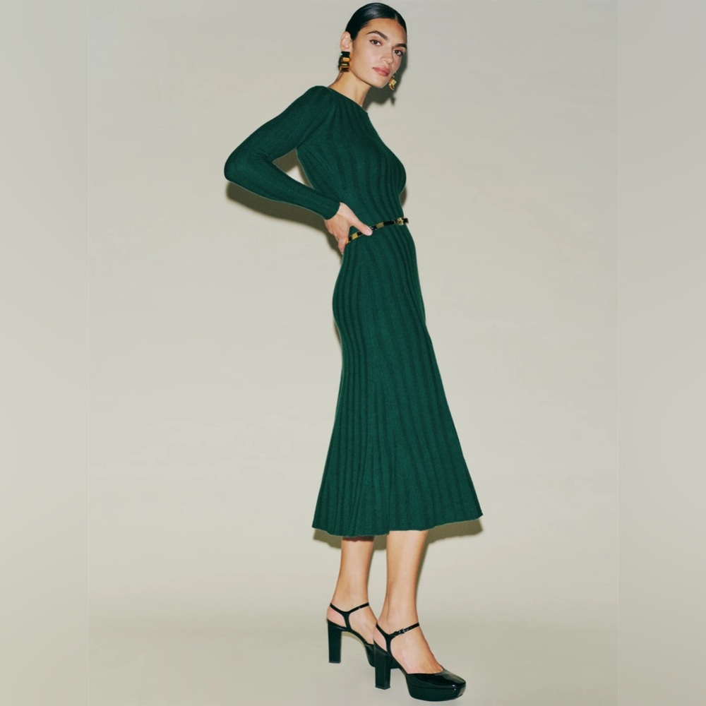 Reformation Evan Cashmere Sweater Dress
